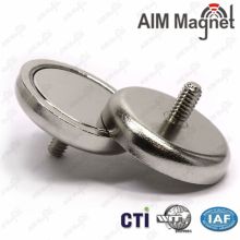 Neodymium Pot Magnet, NdFeB Pot Magnet, Permanent Pot Magnet