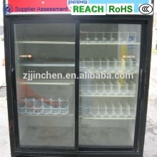 beverage cooler sliding glass door