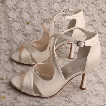 Bridal Wide Fit Ivory Sandals for Women Wedding