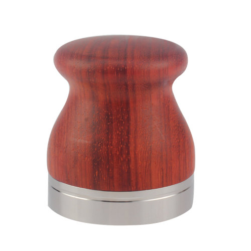 Wooden comfortable handle coffee tamper press