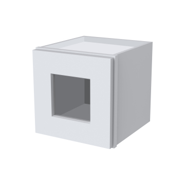 RTA Glass Door Wall Cabinets, Shaker Kitchen Cabinets