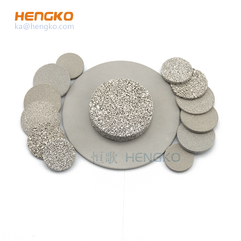 HENGKO 0.5 2 microns stainless steel 316 air diffuser sheet can be used in the chemical industry, the pharmaceutical industry