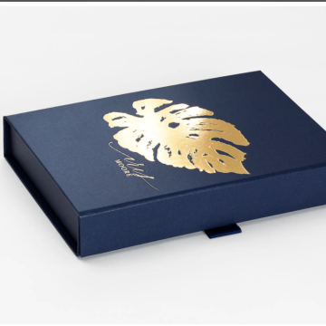Navy Blue A6 Shallow Gift Folding Boxes