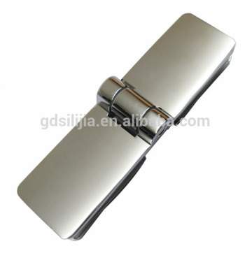 Decorated glass copper hinge copper glass door hinge