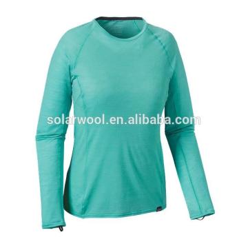 Crew Neck Women's Custom Compression Shirts/T Shirts