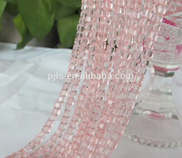wholesale crystal square beads Pink Beads Suppliers