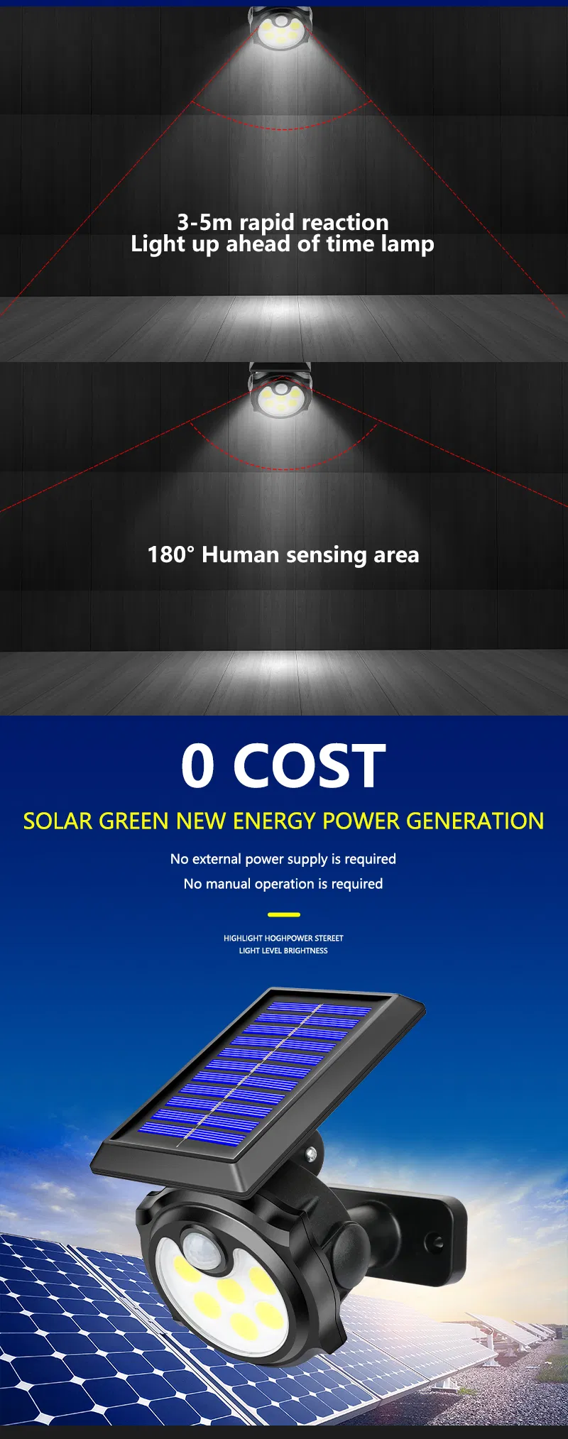 Advanced Solar Street Light with Smart Remote Control Technology