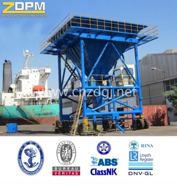 Mobile dust proof wheel hopper