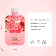 Private Label Medium Fast Dry 500ml EMA Monomer Acrylic Nail Liquid