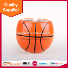 Hot sale ball shape elegant nice ceramic ashtray for home decoration
