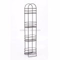 Floor standing tidy bathroom organizer shelf corner storage rack