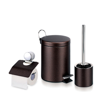 Stainless Steel Black Spray Hotel Bathroom Accessories Set