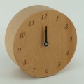 Madera de reloj de mesa natural de alta calidad