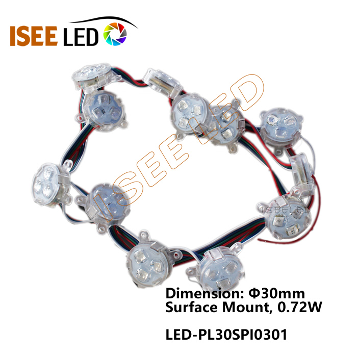 Fleksibel WS2811 RGB SPI LED Pixel Light