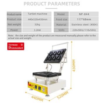 Máquina de prensador de tarta de huevo manual