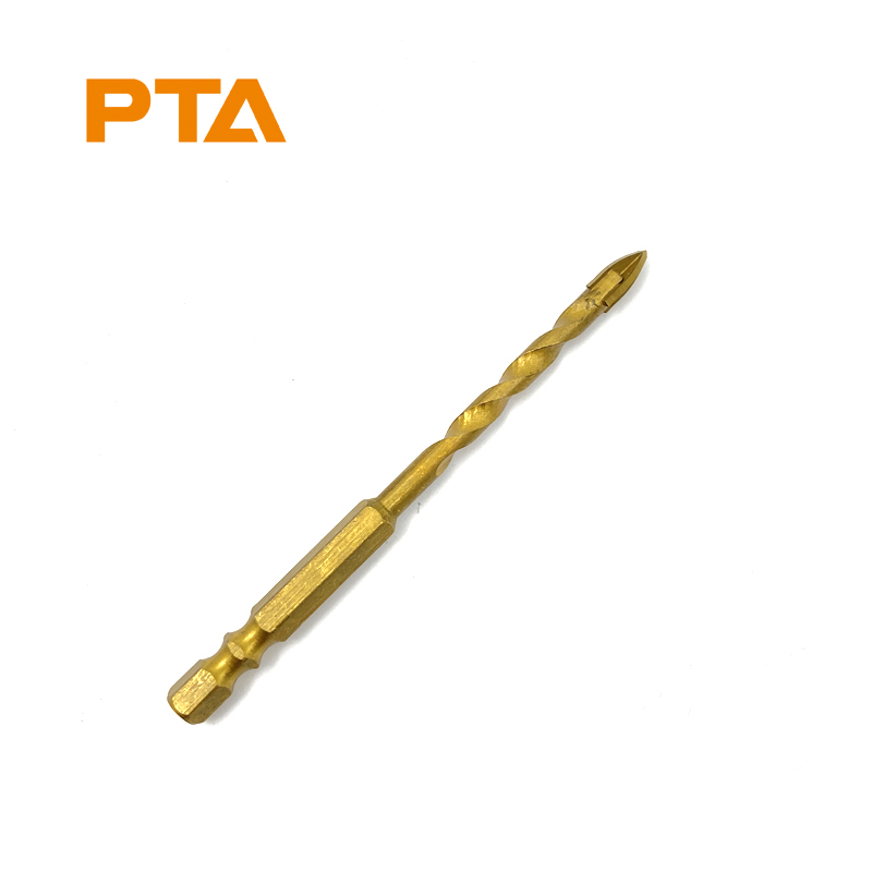 double R Hex Shank Tile Glass Drill Bit Cross Spear Head Drill Bit 6/8/10/12mm With Tungsten Carbide Tip