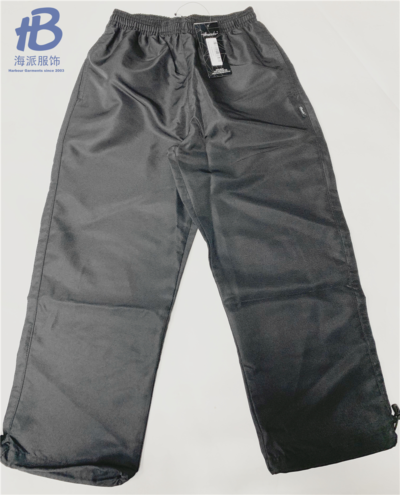 unisex poly pants