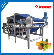 Full automatic industrial belt type fruit juice squeezer