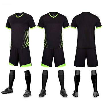 Nieuw design voetbalteam shirt met v-hals