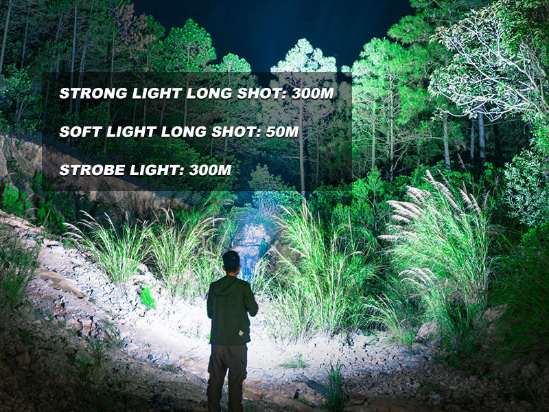 titanium flashlight outdoor survival camping hiking battery longlife (8)