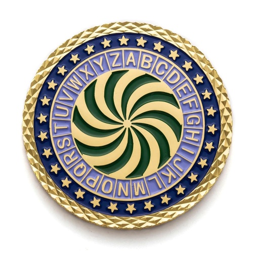 Moneda de oro de desafío de buena calidad personalizada