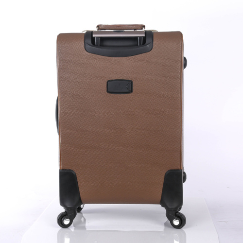 Nice PU leather personality design trolley suitcase