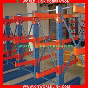 Warehouse heavy duty storage cantilever shelving