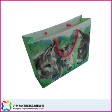 Paper Shopping Bag with Knots Strings