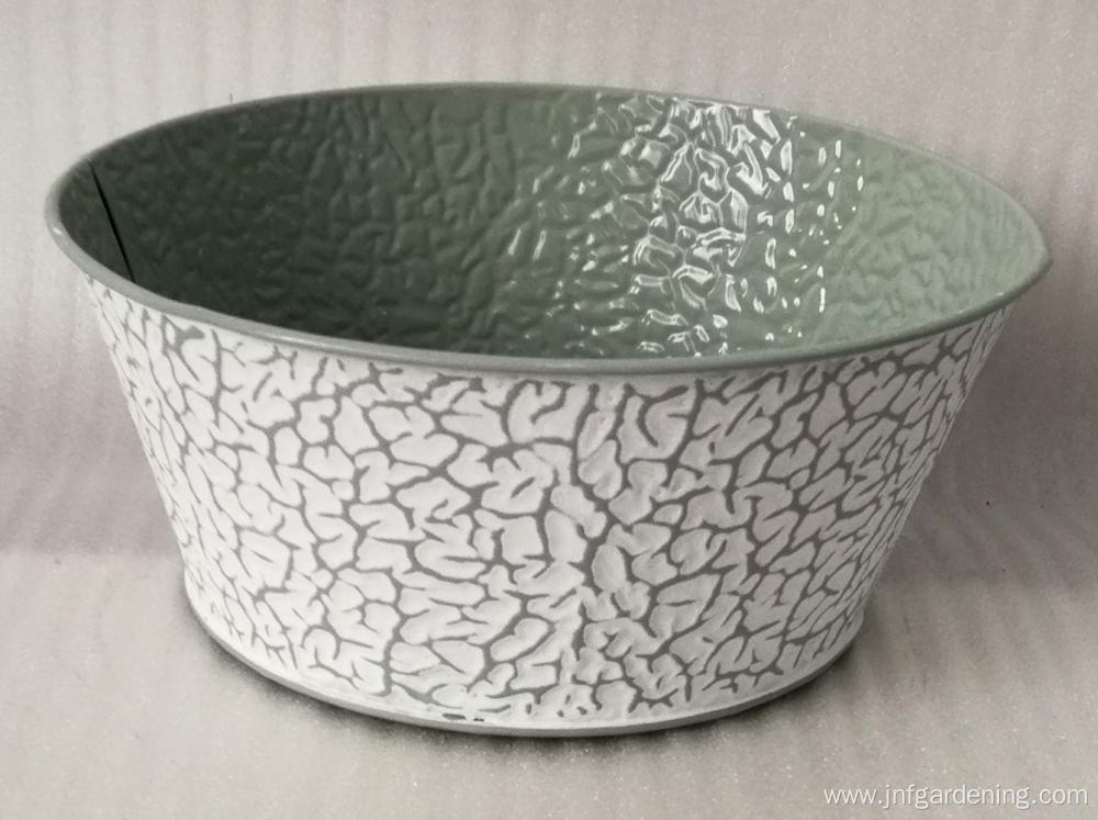 European stamping three-dimensional flower bucket