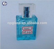 1fl.oz blue glass perfume bottle