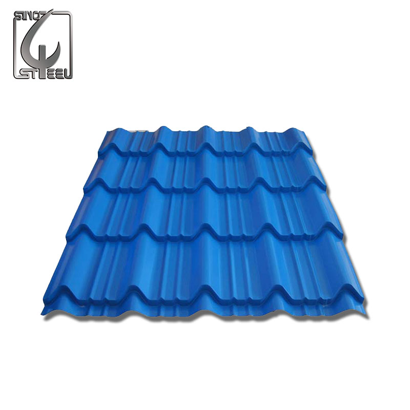 RAL8017 PPGI Rib-Type Corrugated Color Roof