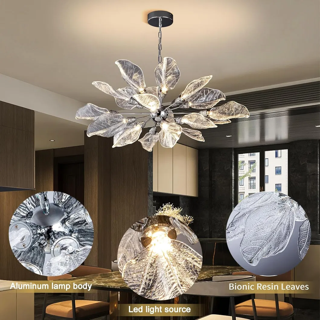 Elegant Branch-Style Hanging Light Fixture for Dining Table