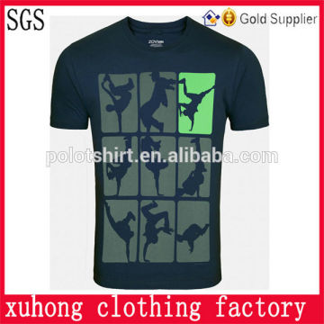 Men's short sleeves artful t-shirt printing