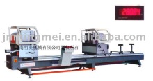Digital-display precise double head cutting saw for aluminum window machine