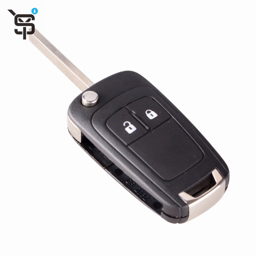 Factory price folding 2botton remote key shell for Opel folding remote car key case id46 Hu100