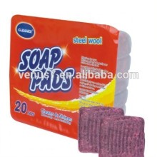 steel wool mesh scrubber