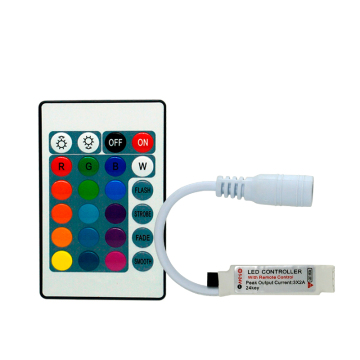 24Key IR Remote Control for RGB LED Strip Light DC12V - SMD 5050 2835