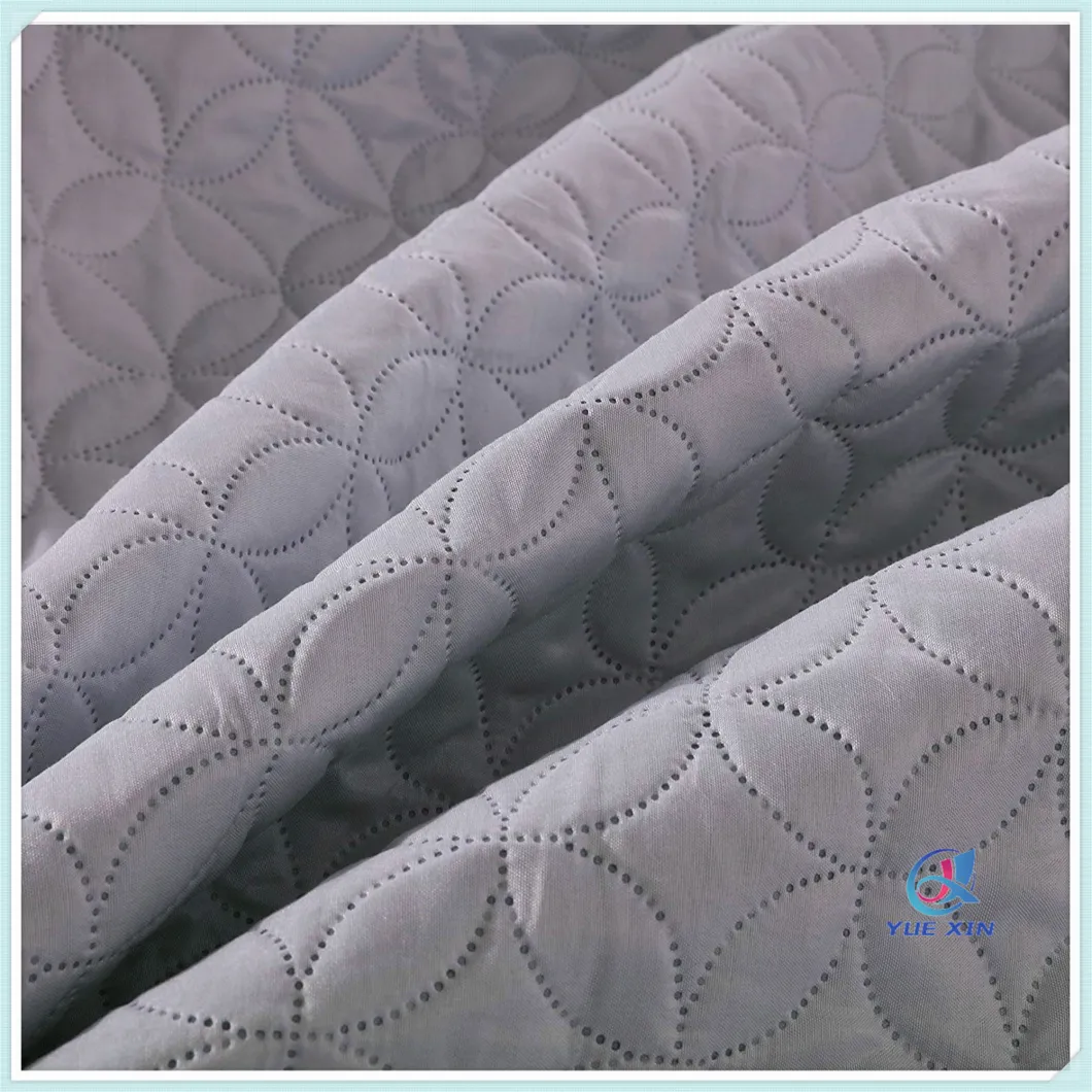 Ultrasonic Quilting, Polyester Wadding Quilted Fabric, Non Thread