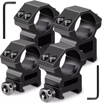 Tactical Scope Rings Mount Holder for Flashlight and Scope Sight - 25.4mm