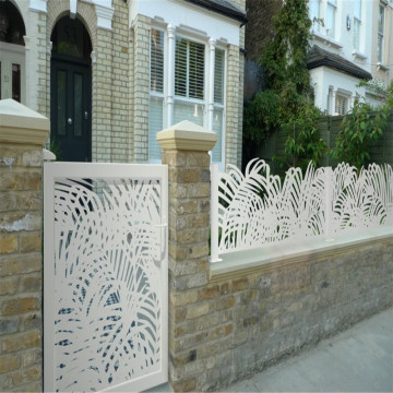 Custom Laser Cut Metal Fencing Panels