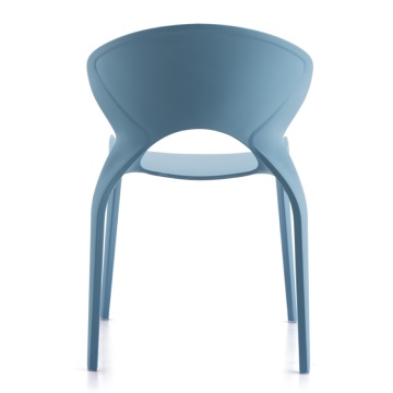 Plastic stacker chairs without arms