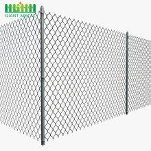 pre-slatted wholesale galvanized used chain link fence