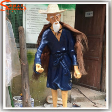 life size garden statues Fisherman buddha statues for sale