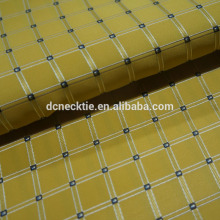 yellow woven silk fabric
