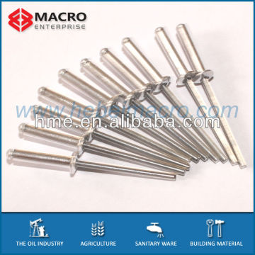 Alu/Steel Open type blind rivet