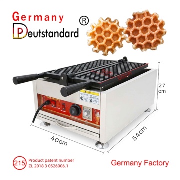 stainless steel honeycomb shaped waffle machine for sale