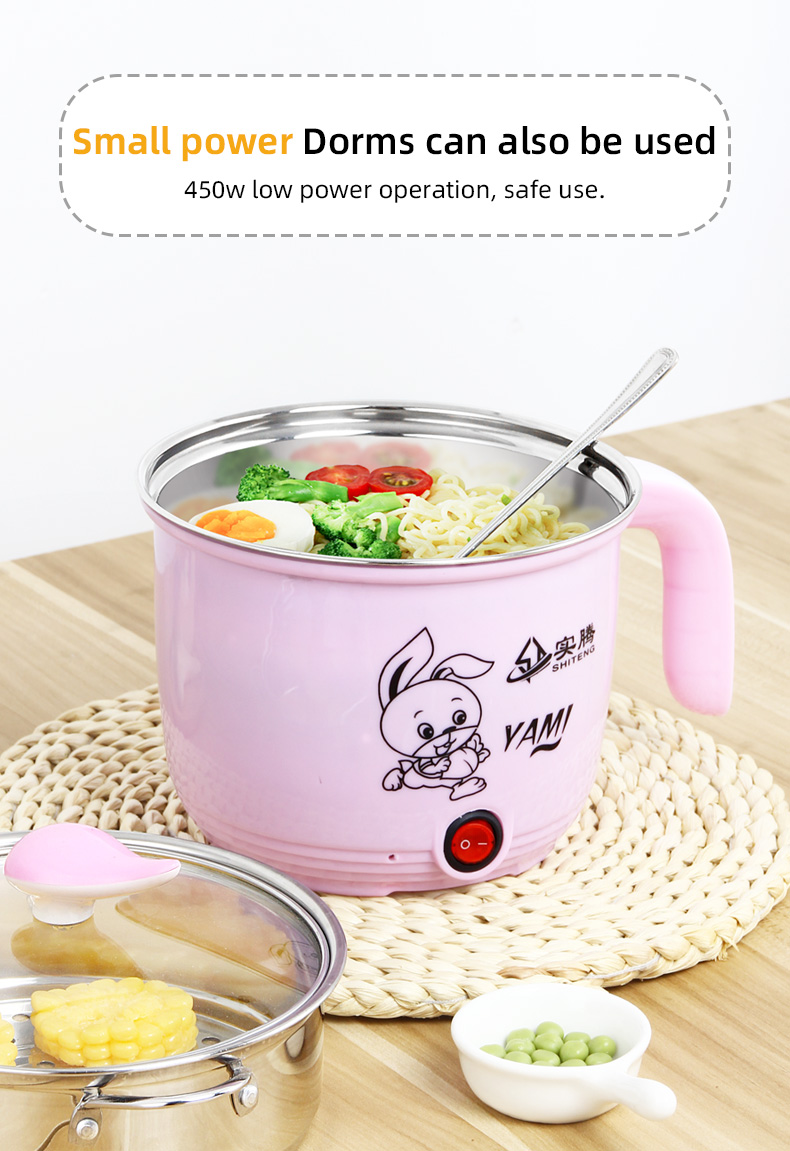 Portable electric stainless steel hot pot electric stew pot multi-purpose steamer electric slow cooker amazon