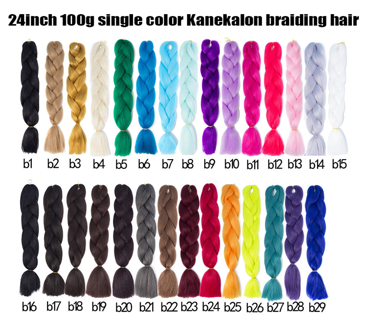 Aliexpress Hot selling Jumbo Ombre Braiding Hair Wholesale Best Price 100 g African Crochet Braids Hair 24 inch