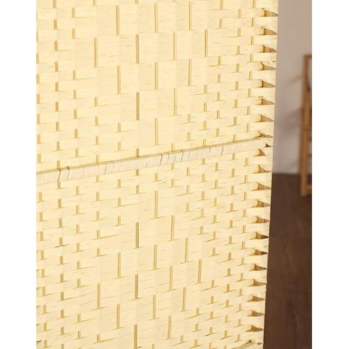 Customized handwoven paper folding screen room divider