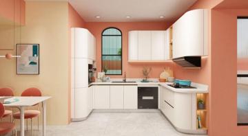 U SHAPED KITCHEN CABINET DESIGN